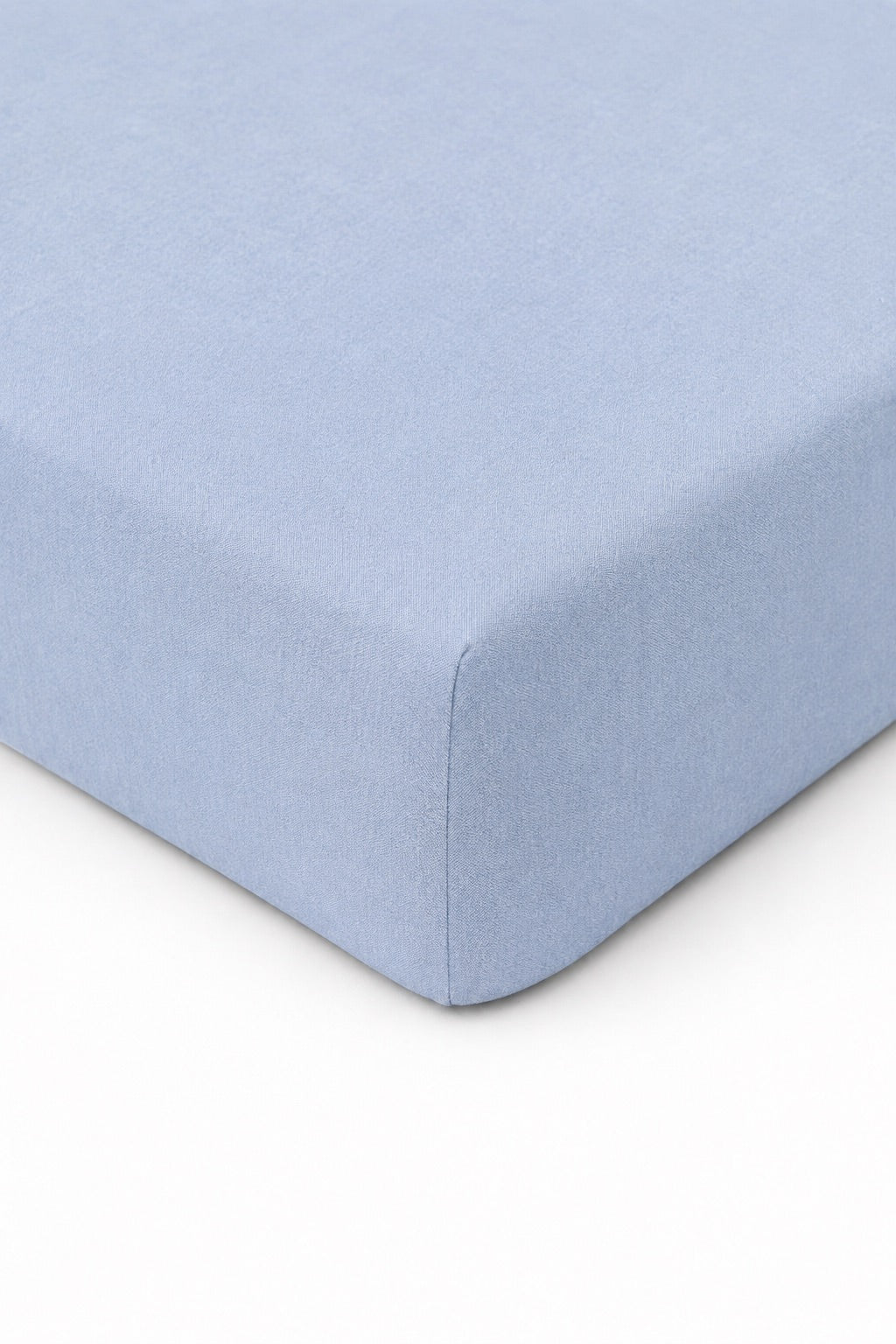 Light Denim Crib Sheet — Little Mae & Co
