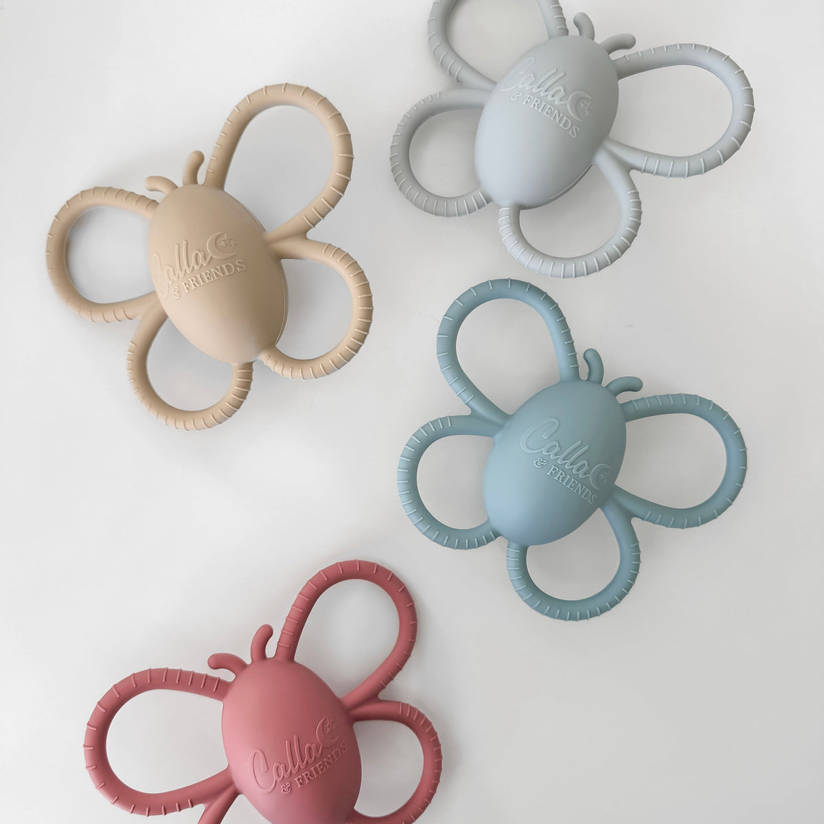 Garden Party Collection - Butterfly Rattle Teether — Calla and Friends