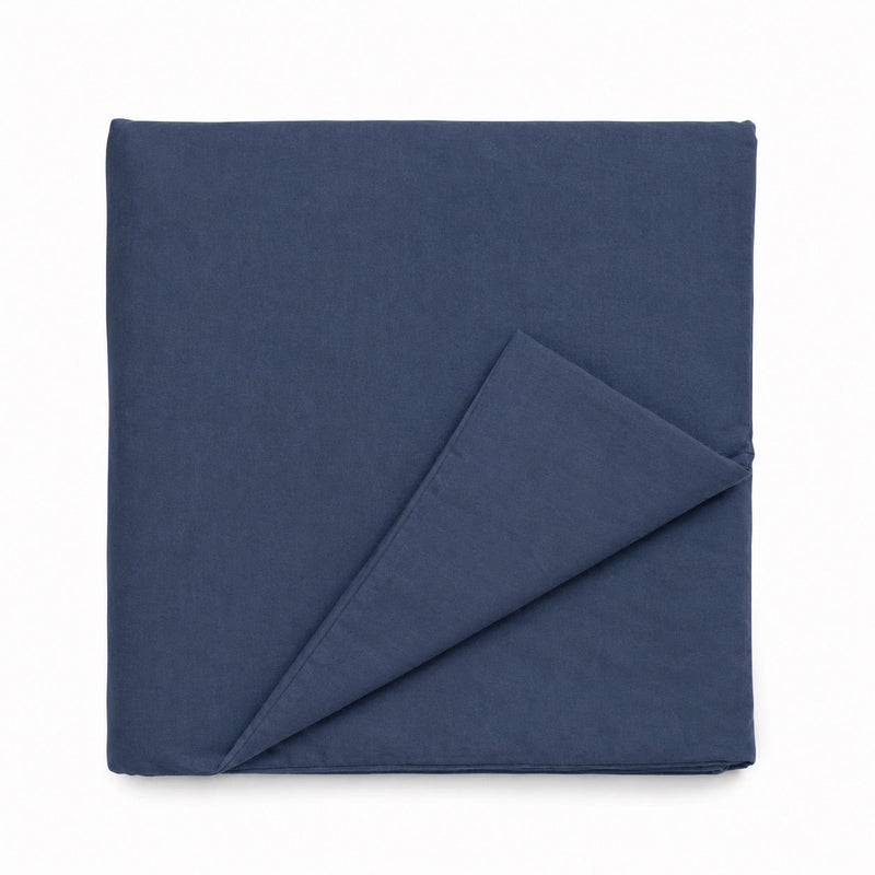 Dark Denim Crib Quilted Blanket — Little Mae & Co