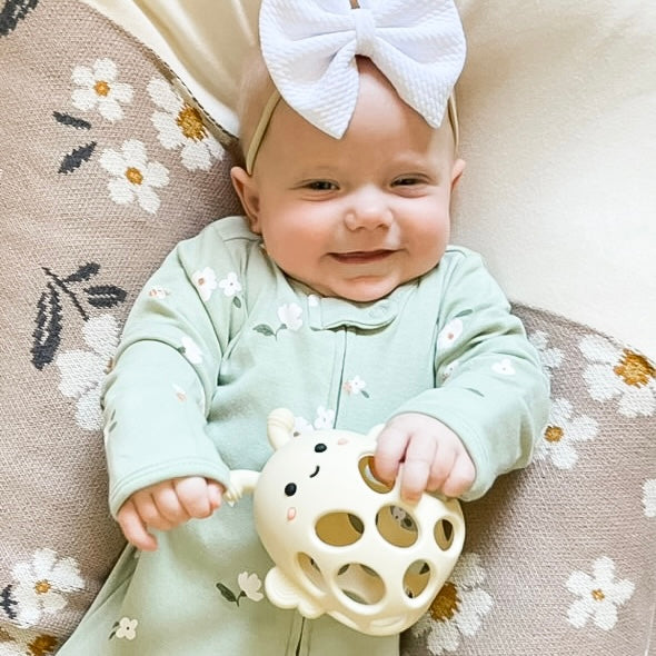 Garden Party Collection - Honey Bee Teether — Calla and Friends