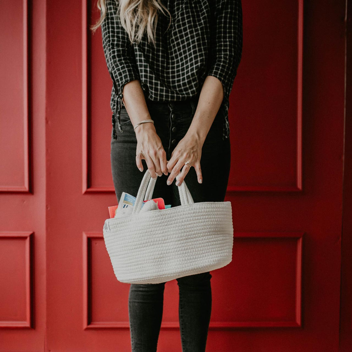 Rope Diaper Caddy — Parker Baby Co.