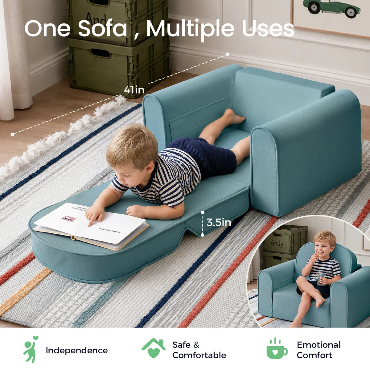 Tiny Land® GentleSnug Kids Sofa Chair — Tiny Land