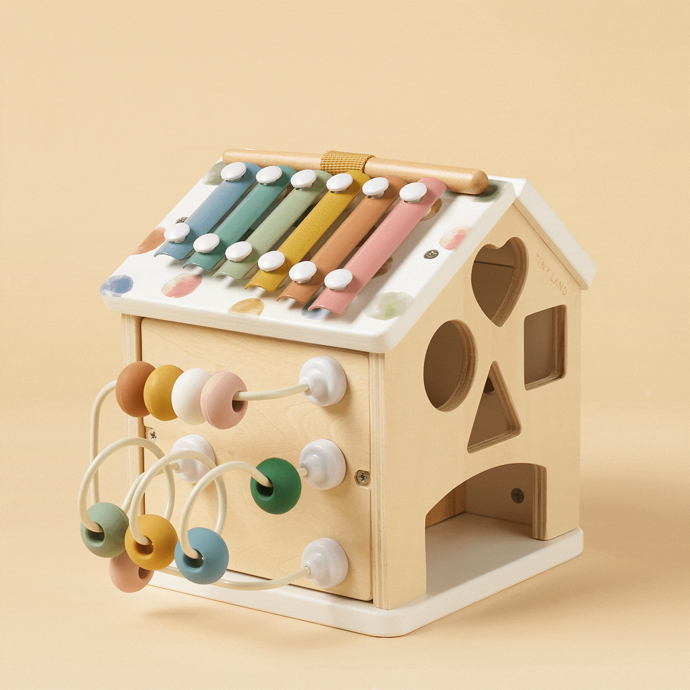 Tiny Land® Cottage Activity Cube - Morandi — Tiny Land