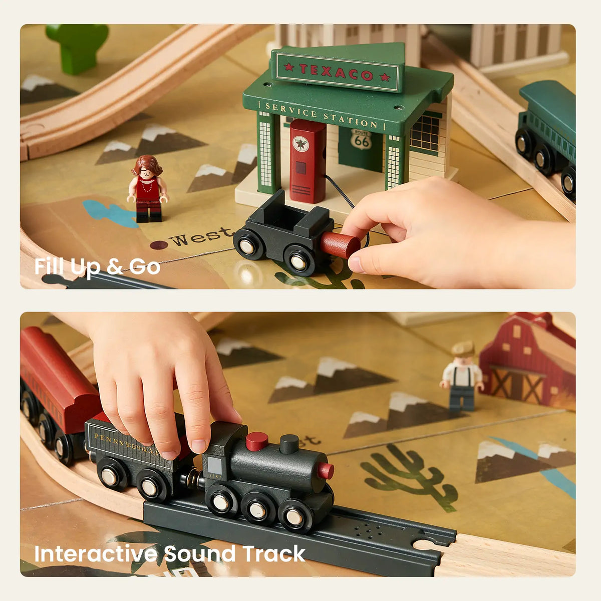 Tiny Land® 1920 Railway Adventure Train Table — Tiny Land