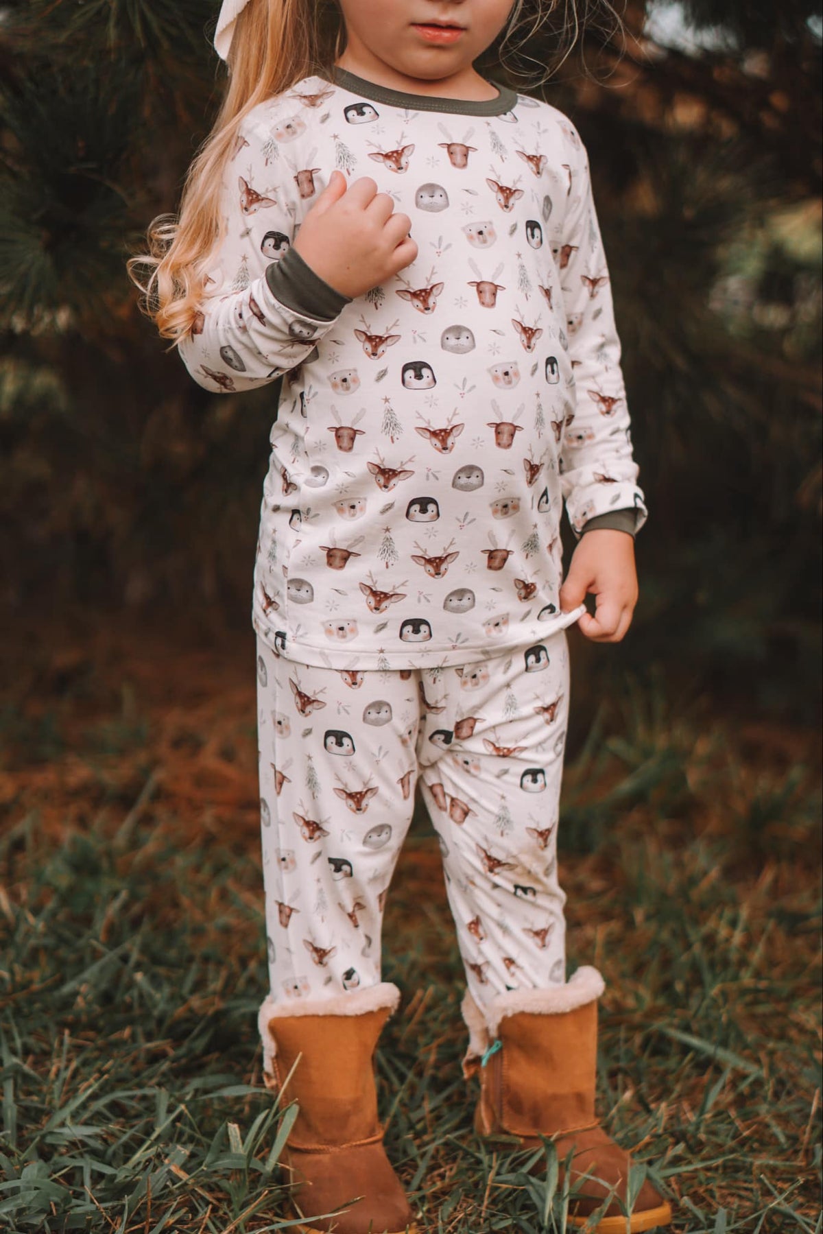 North Pole Pals 2pc Bamboo Pajamas — Little Joy Co.