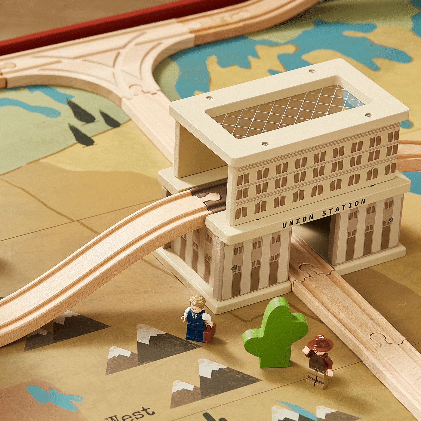 Tiny Land® 1920 Railway Adventure Train Table — Tiny Land