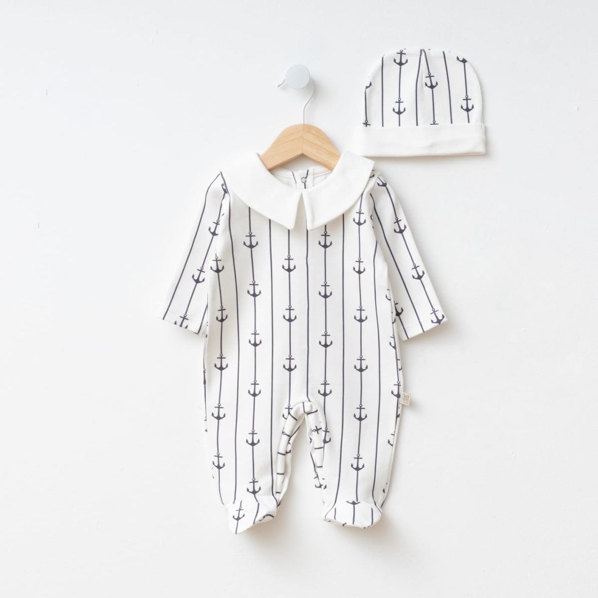 Nautical Anchor Romper Set — Honey and Hive