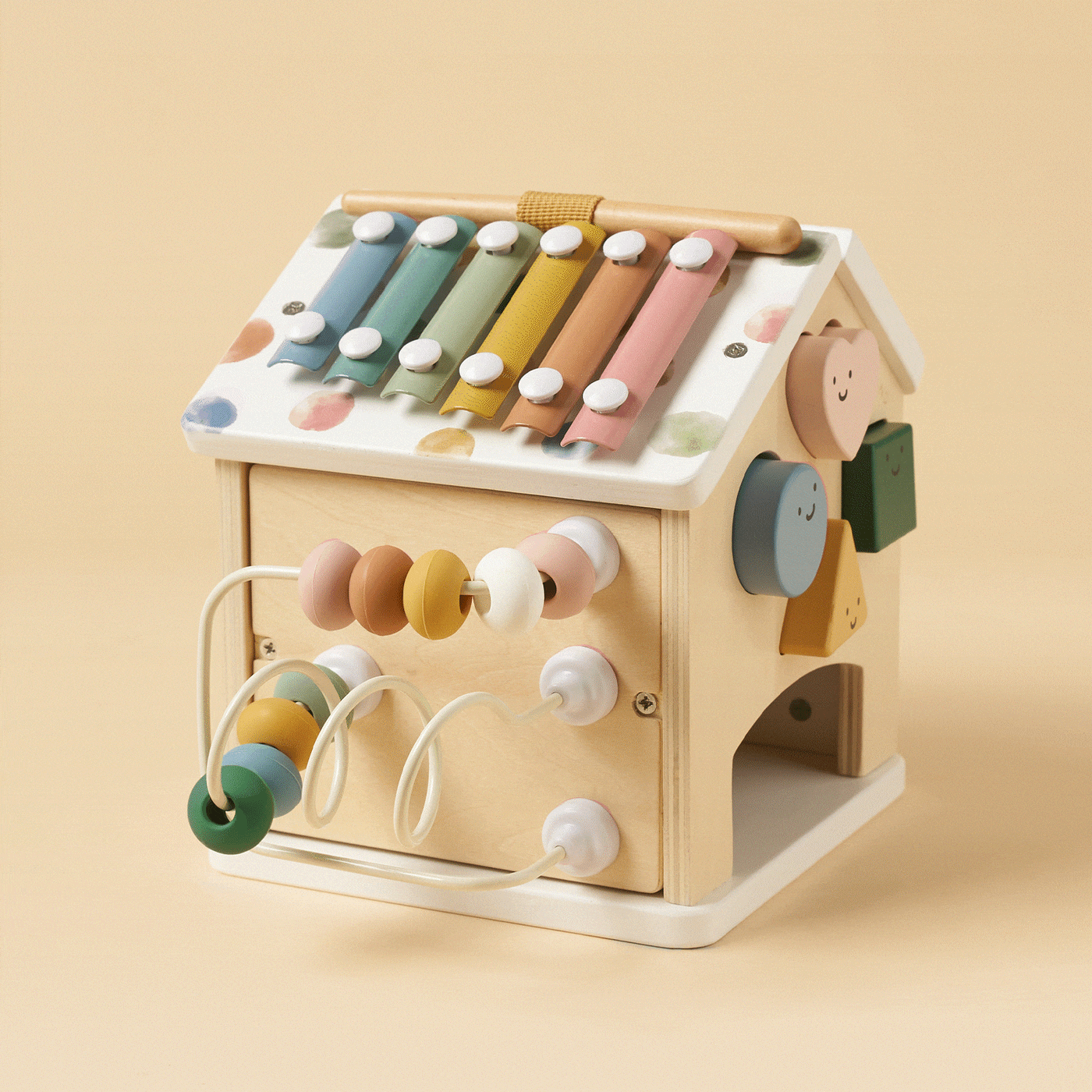 Tiny Land® Cottage Activity Cube - Morandi — Tiny Land
