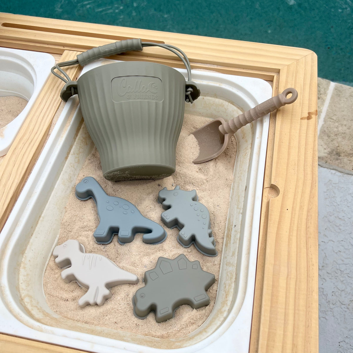 Dominic’s Dinos Silicone Beach Toy Set — Calla and Friends