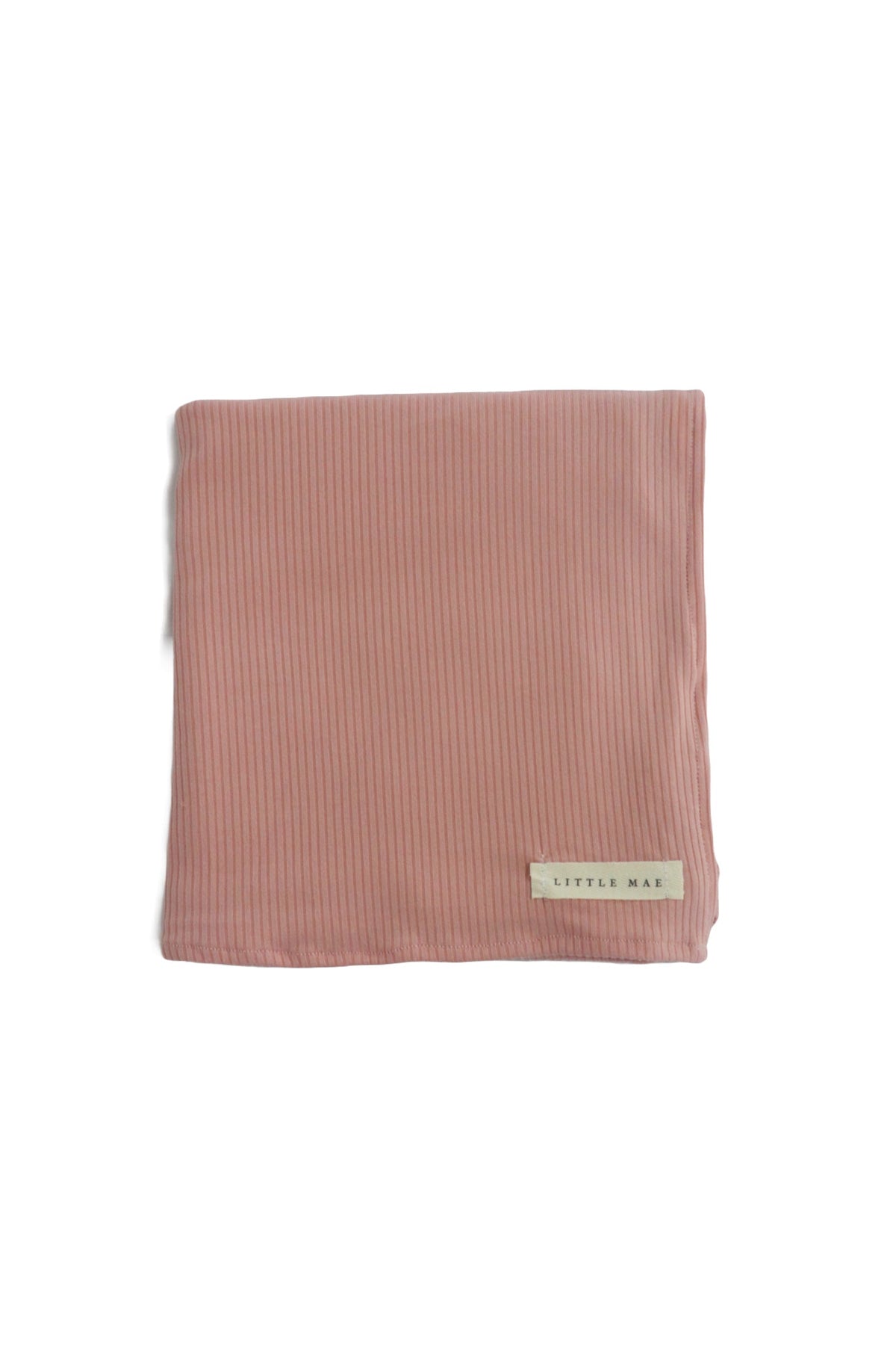 Peony Ribbed Stretch Swaddle — Little Mae & Co