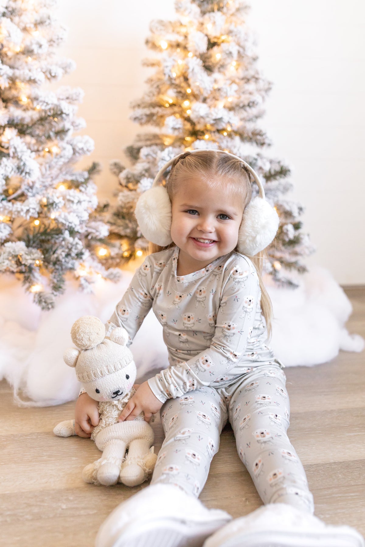 Polar Bear 2pc Bamboo Pajamas — Little Joy Co.