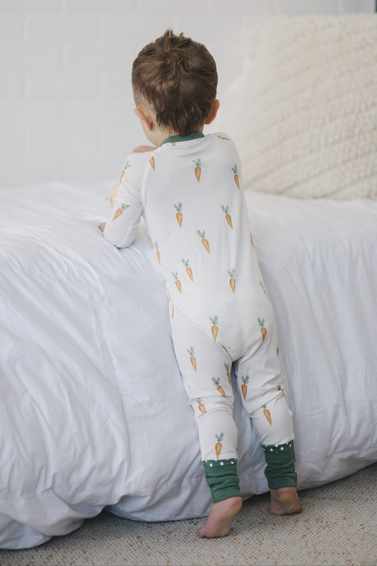 Keep Calm and Carrot On Bamboo Zippy Romper — Little Joy Co.