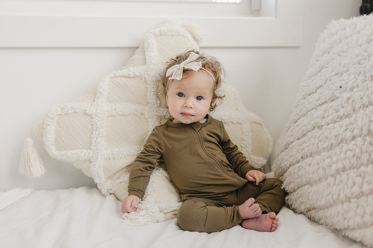 Solid Bamboo Zippy Pajamas - more colors — Little Joy Co.