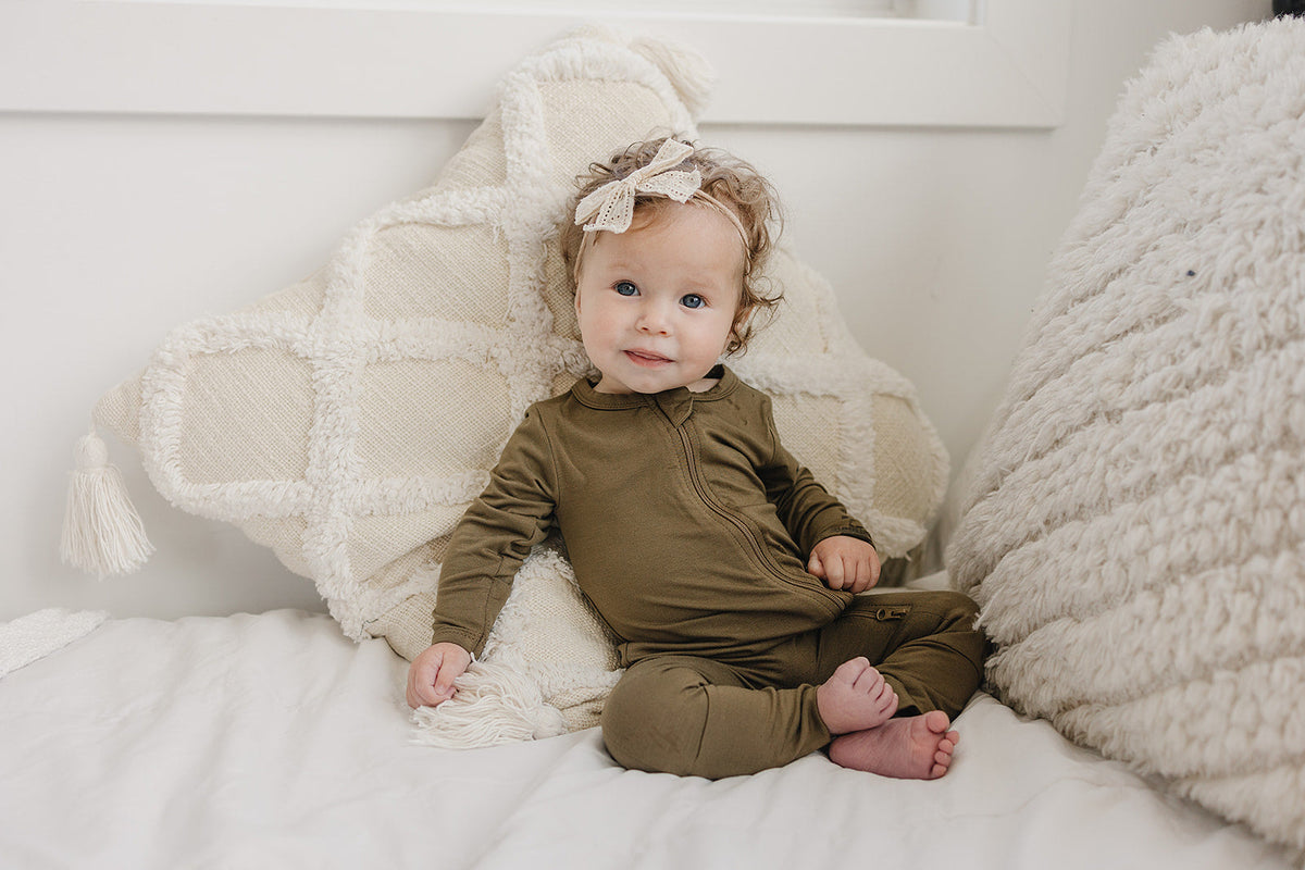 Solid Bamboo Zippy Pajamas - more colors — Little Joy Co.
