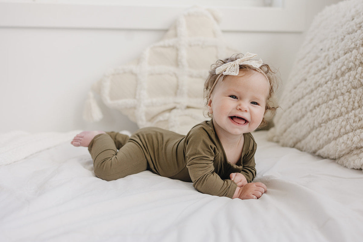 Solid Bamboo Zippy Pajamas - more colors — Little Joy Co.