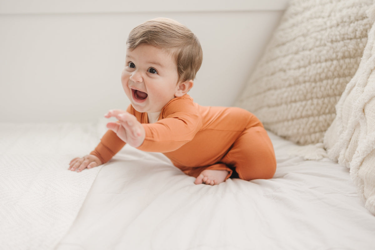 Solid Bamboo Zippy Pajamas - more colors — Little Joy Co.