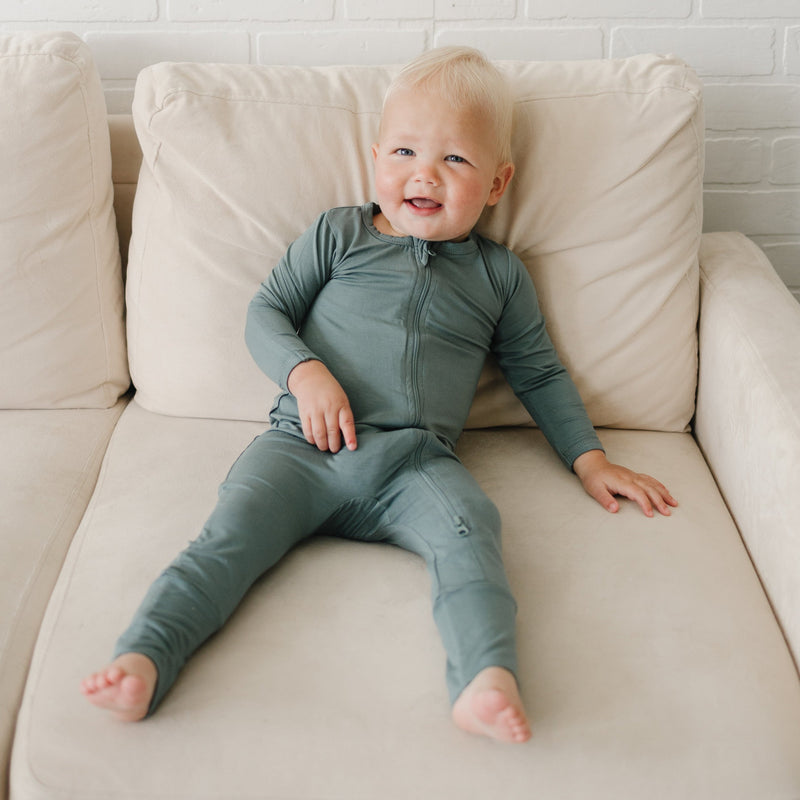 Solid Bamboo Zippy Pajamas - more colors — Little Joy Co.