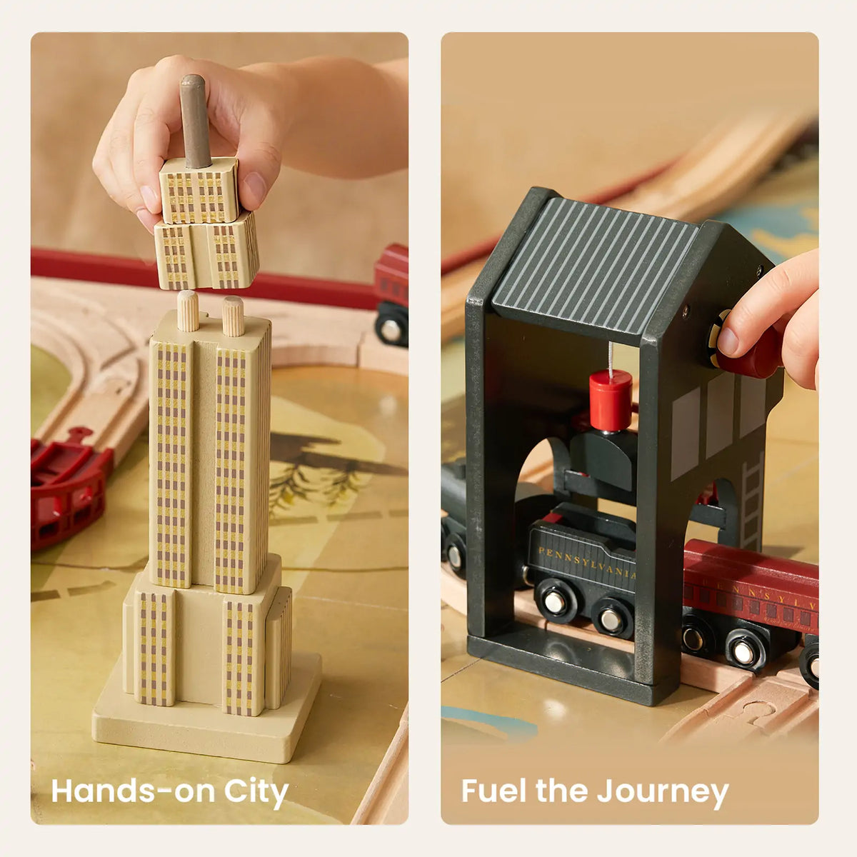 Tiny Land® 1920 Railway Adventure Train Table — Tiny Land