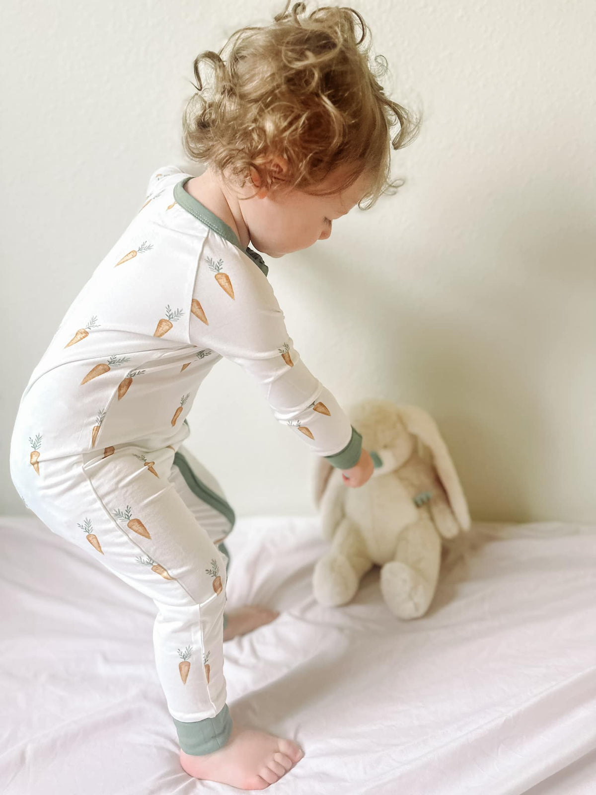 Keep Calm and Carrot On Bamboo Zippy Romper — Little Joy Co.