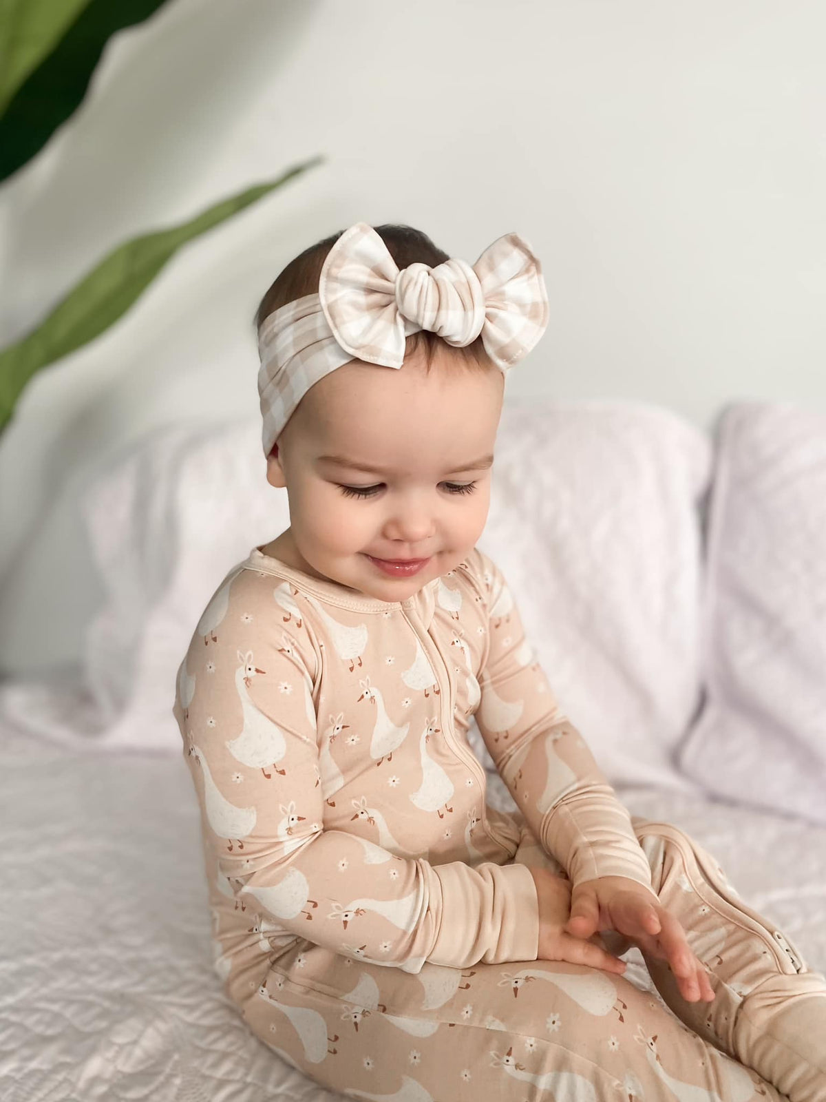 Silly Goose on the Loose Bamboo Zippy Romper — Little Joy Co.