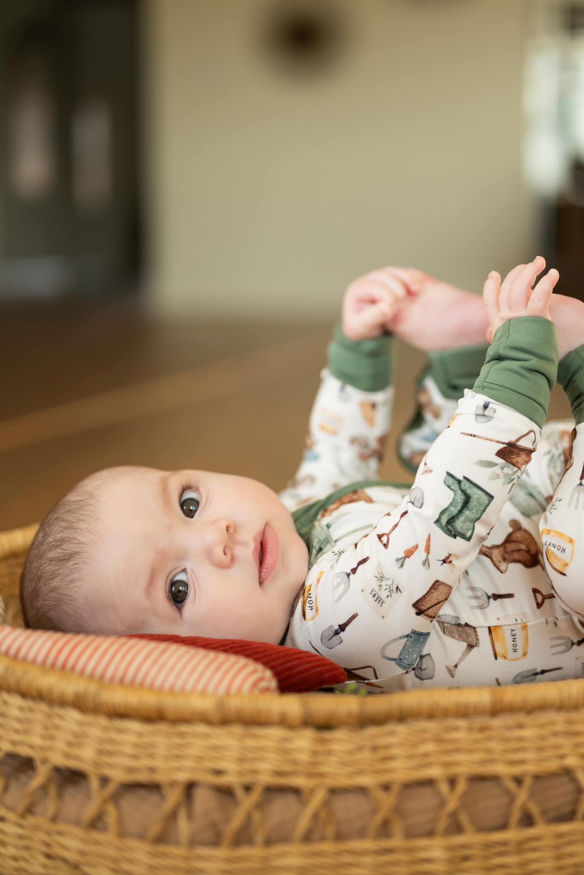 Cottontail Garden Bamboo Zippy Romper — Little Joy Co.