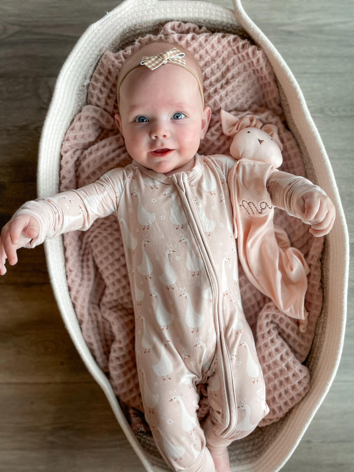 Silly Goose on the Loose Bamboo Zippy Romper — Little Joy Co.