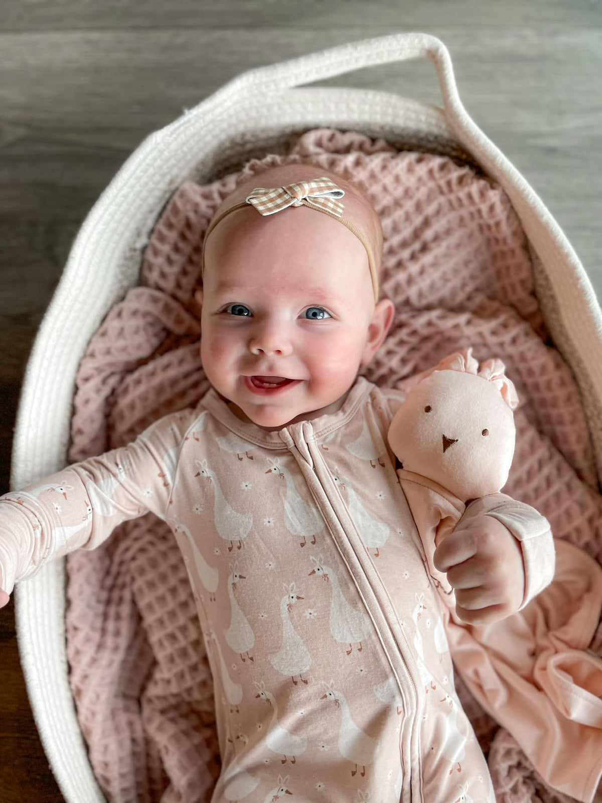 Silly Goose on the Loose Bamboo Zippy Romper — Little Joy Co.