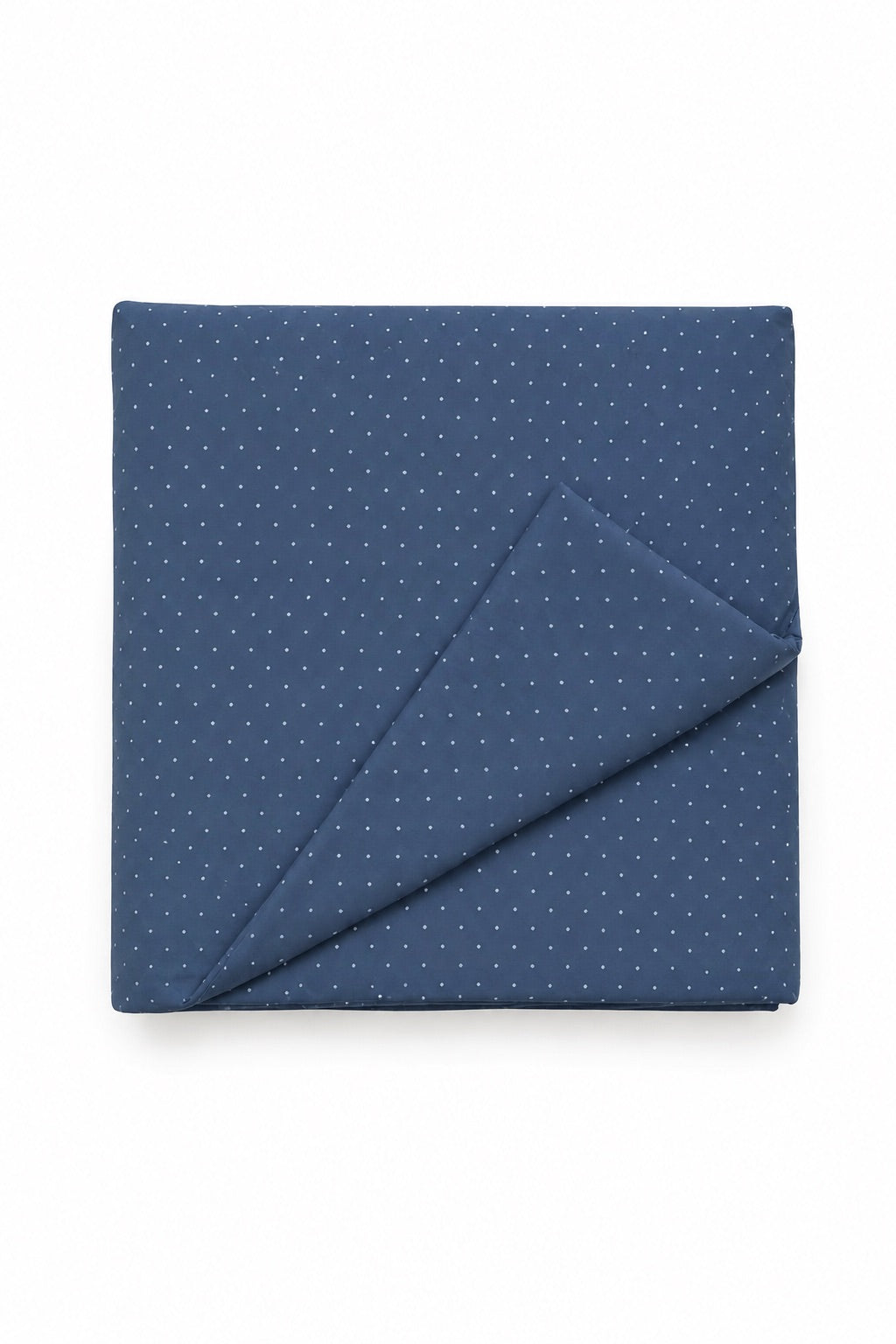 Denim Dot Crib Quilted Blanket — Little Mae & Co
