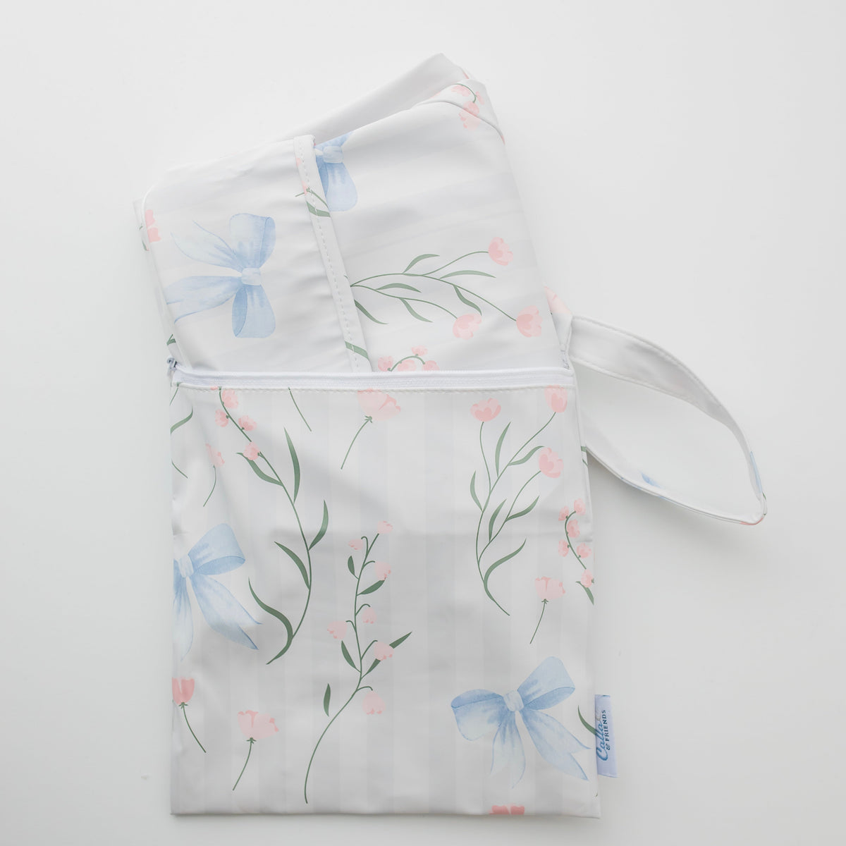 The Grayson Long Sleeve Bib - Fancy Floral — Calla and Friends