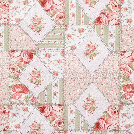 Pink Patchwork Crib Quilted Blanket — Little Mae & Co