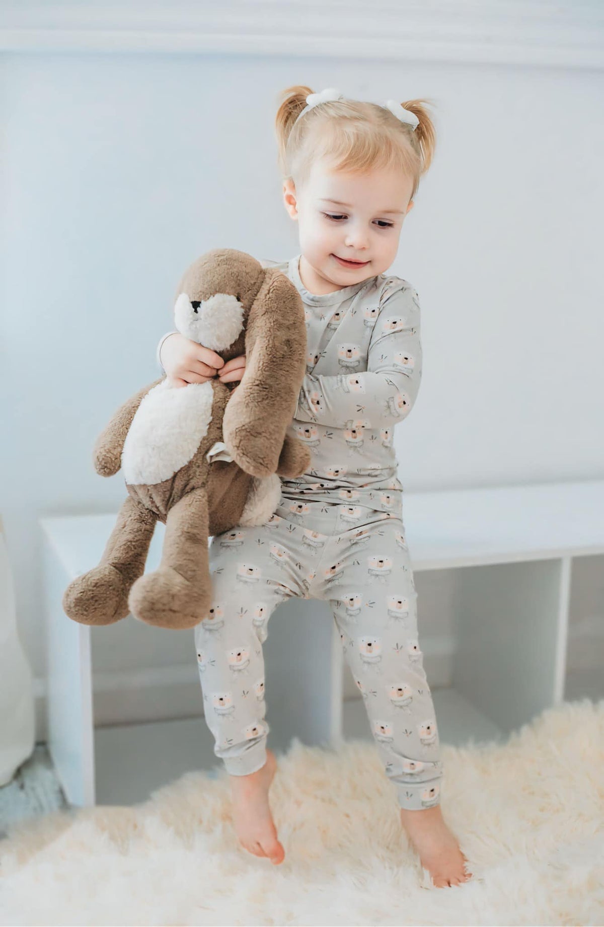 Polar Bear 2pc Bamboo Pajamas — Little Joy Co.