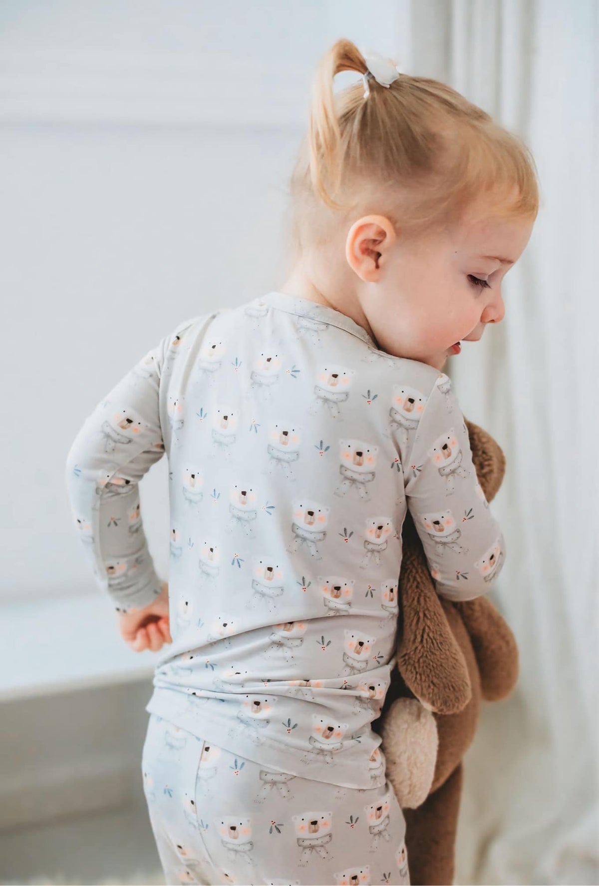 Polar Bear 2pc Bamboo Pajamas — Little Joy Co.