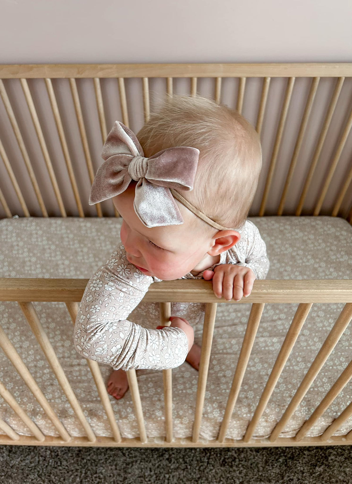 Dainty Ditsy Bamboo Crib Sheet — Little Joy Co.