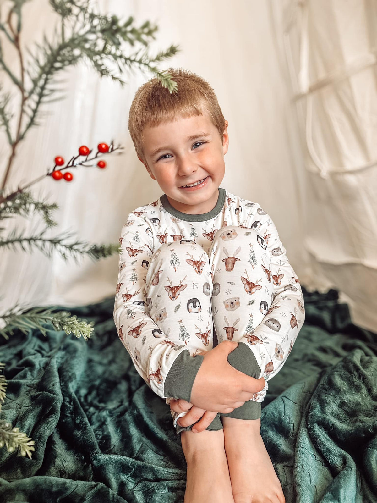 North Pole Pals 2pc Bamboo Pajamas — Little Joy Co.