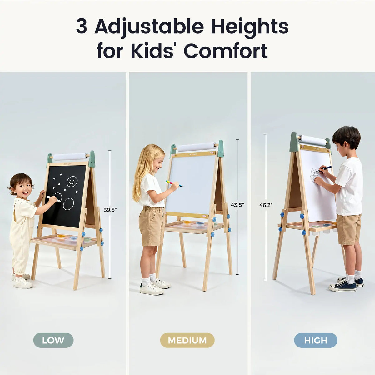 Tiny Land® 3-in-1 Art Easel for Kids — Tiny Land