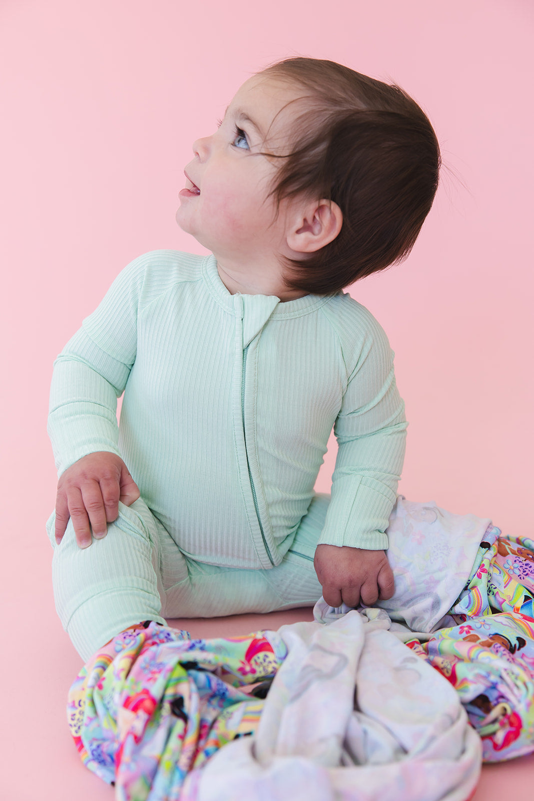(SOLID, ribbed) Lion Around - Zippy — Blush Lotus