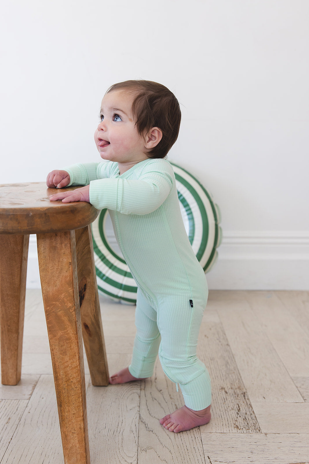 (SOLID, ribbed) Lion Around - Zippy — Blush Lotus