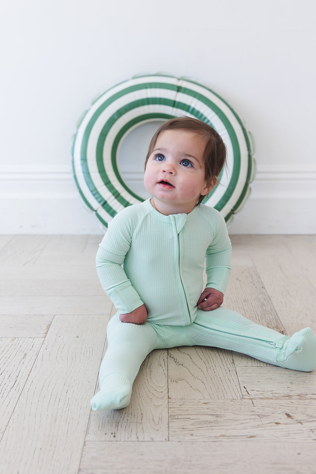 (SOLID, ribbed) Lion Around - Zippy — Blush Lotus