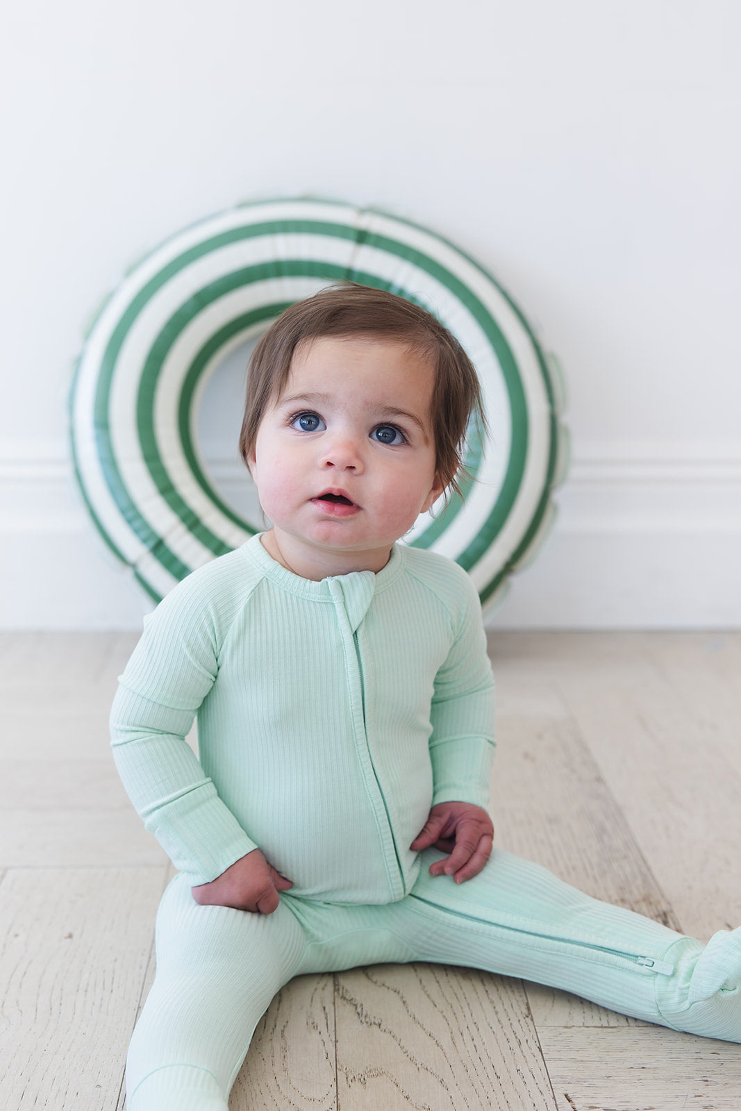 (SOLID, ribbed) Lion Around - Zippy — Blush Lotus