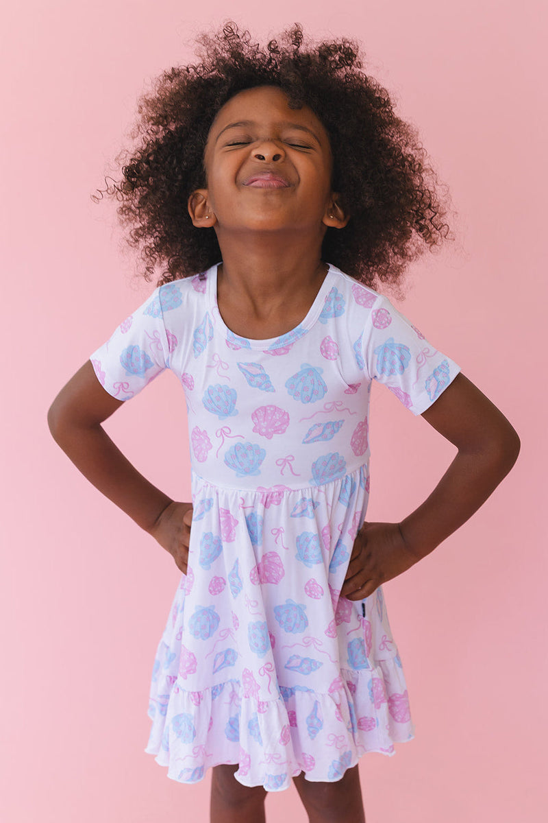 Cove - Ruffle Dress — Blush Lotus
