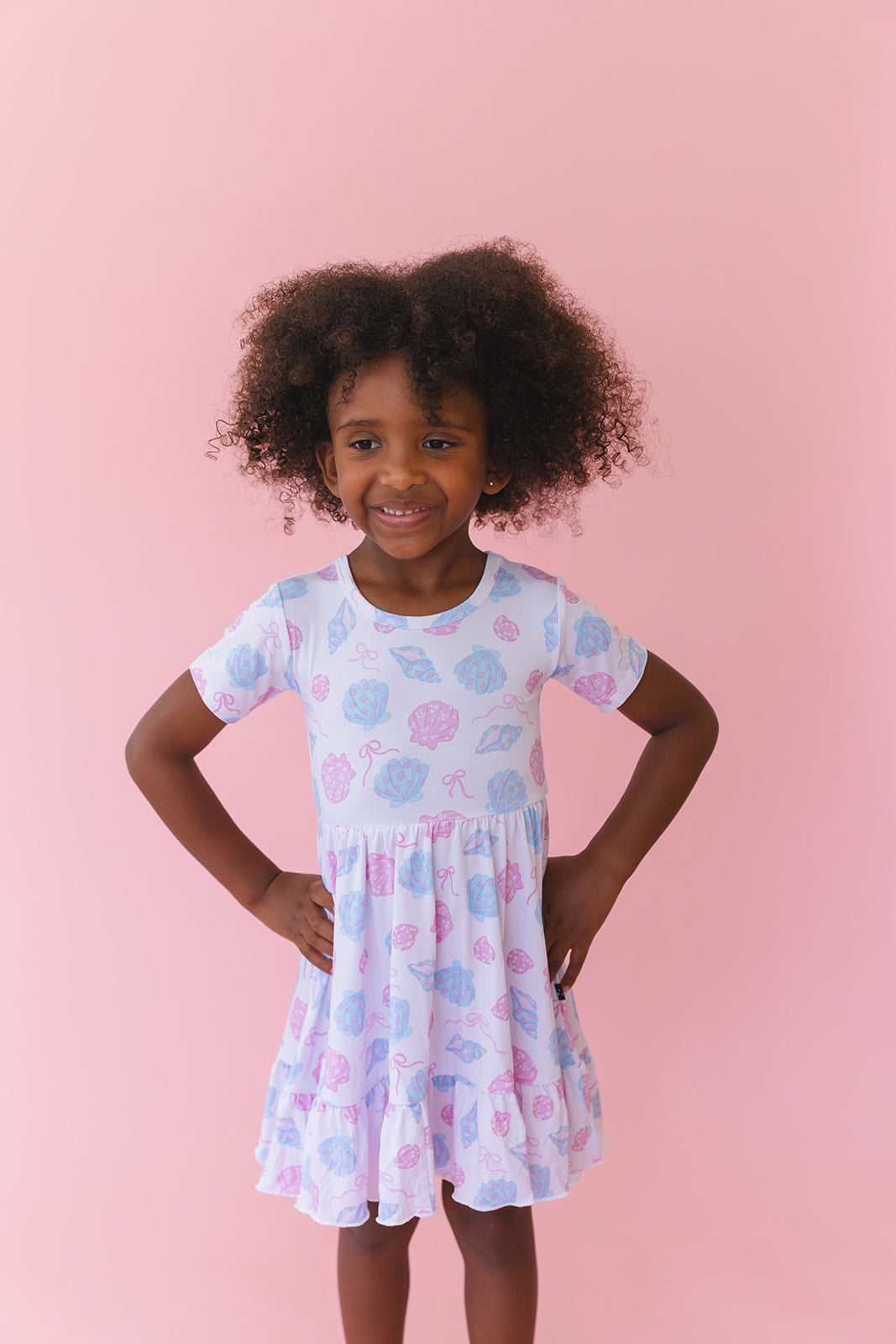 Cove - Ruffle Dress — Blush Lotus