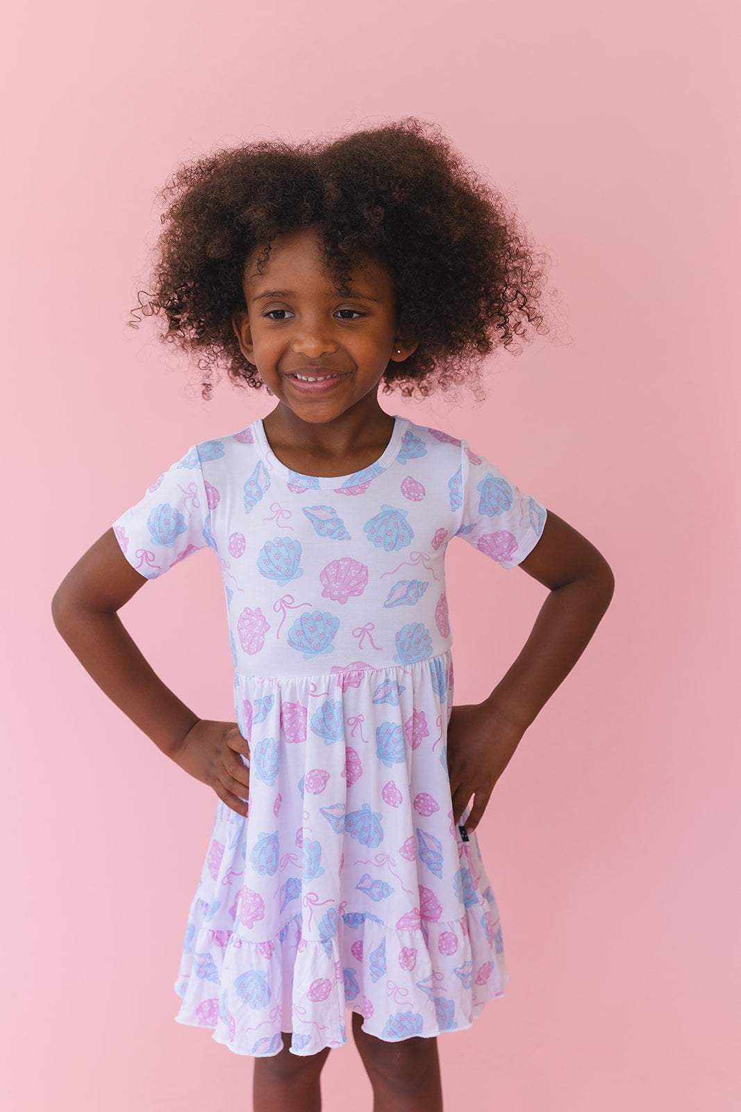 Cove - Ruffle Dress — Blush Lotus