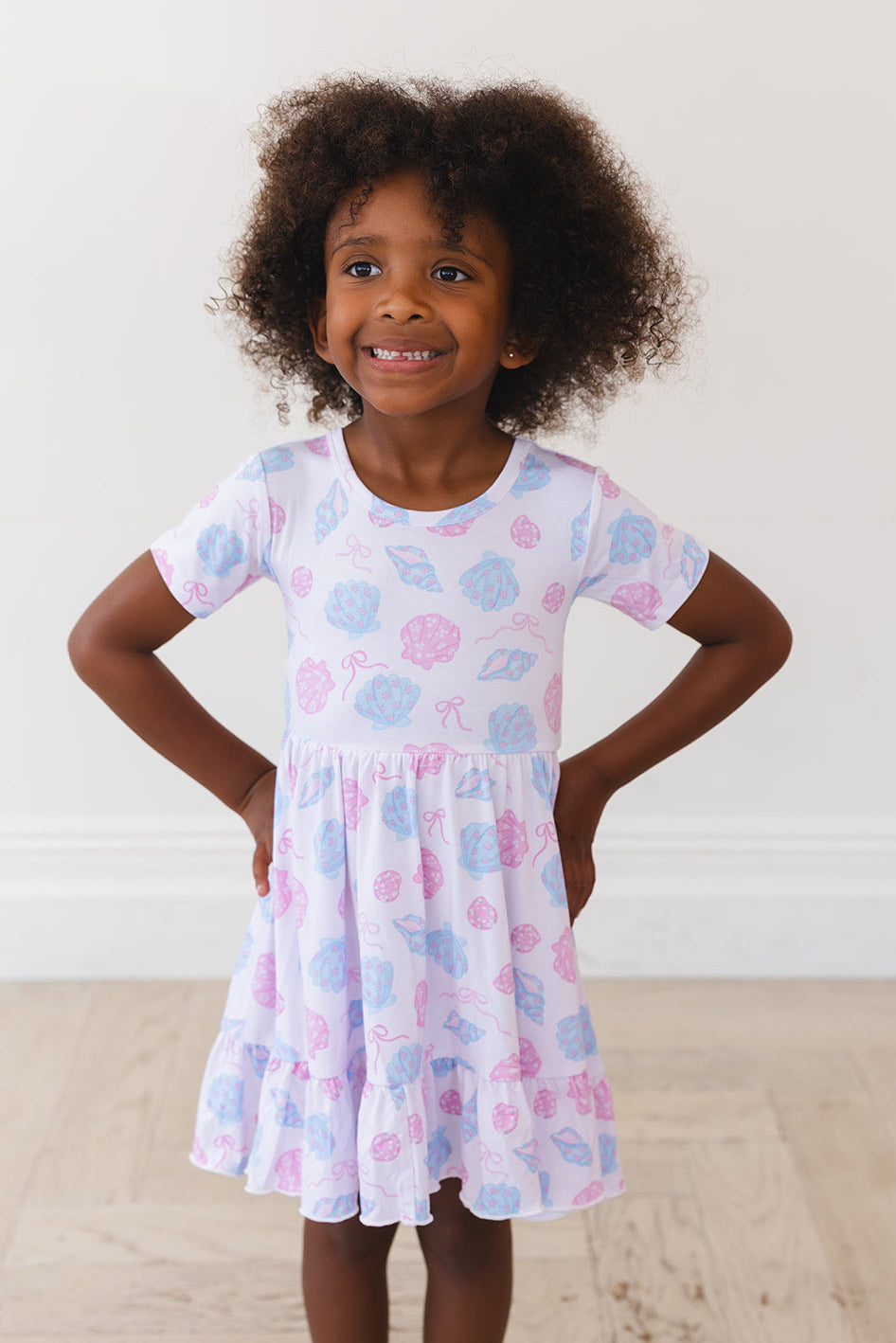 Cove - Ruffle Dress — Blush Lotus
