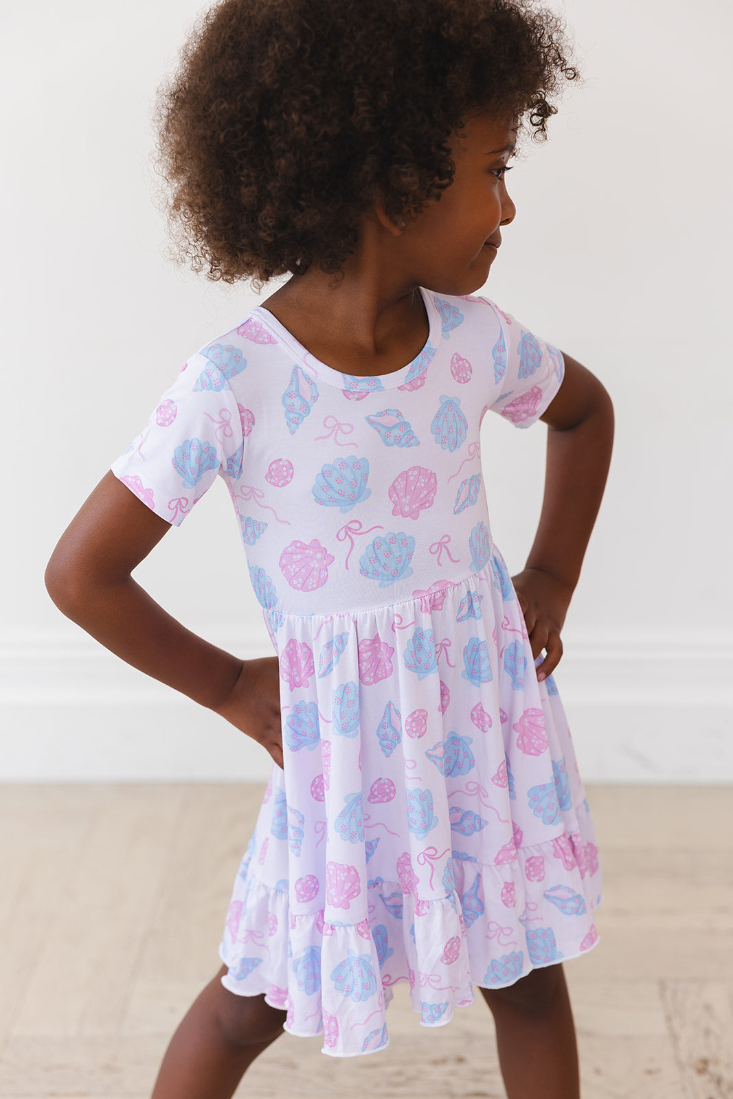 Cove - Ruffle Dress — Blush Lotus