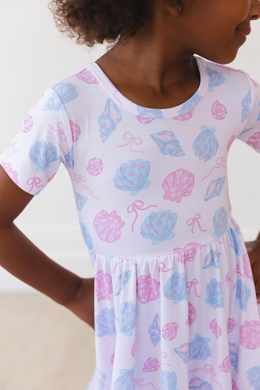 Cove - Ruffle Dress — Blush Lotus