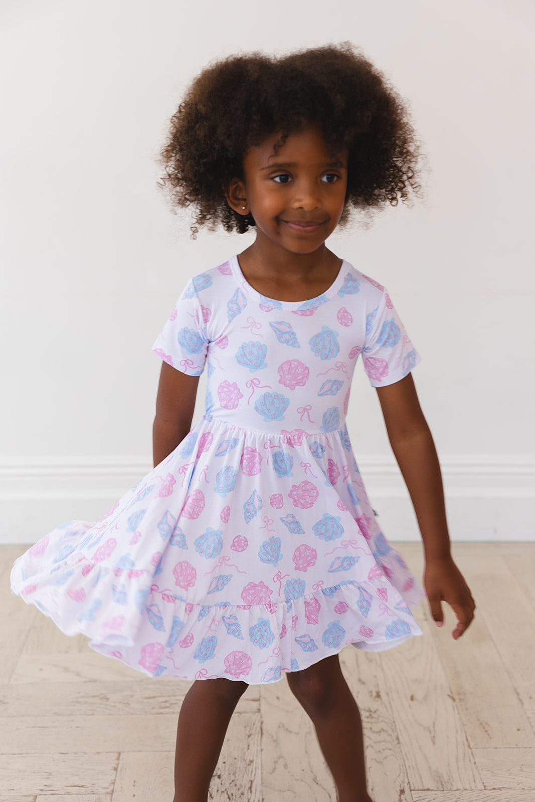 Cove - Ruffle Dress — Blush Lotus