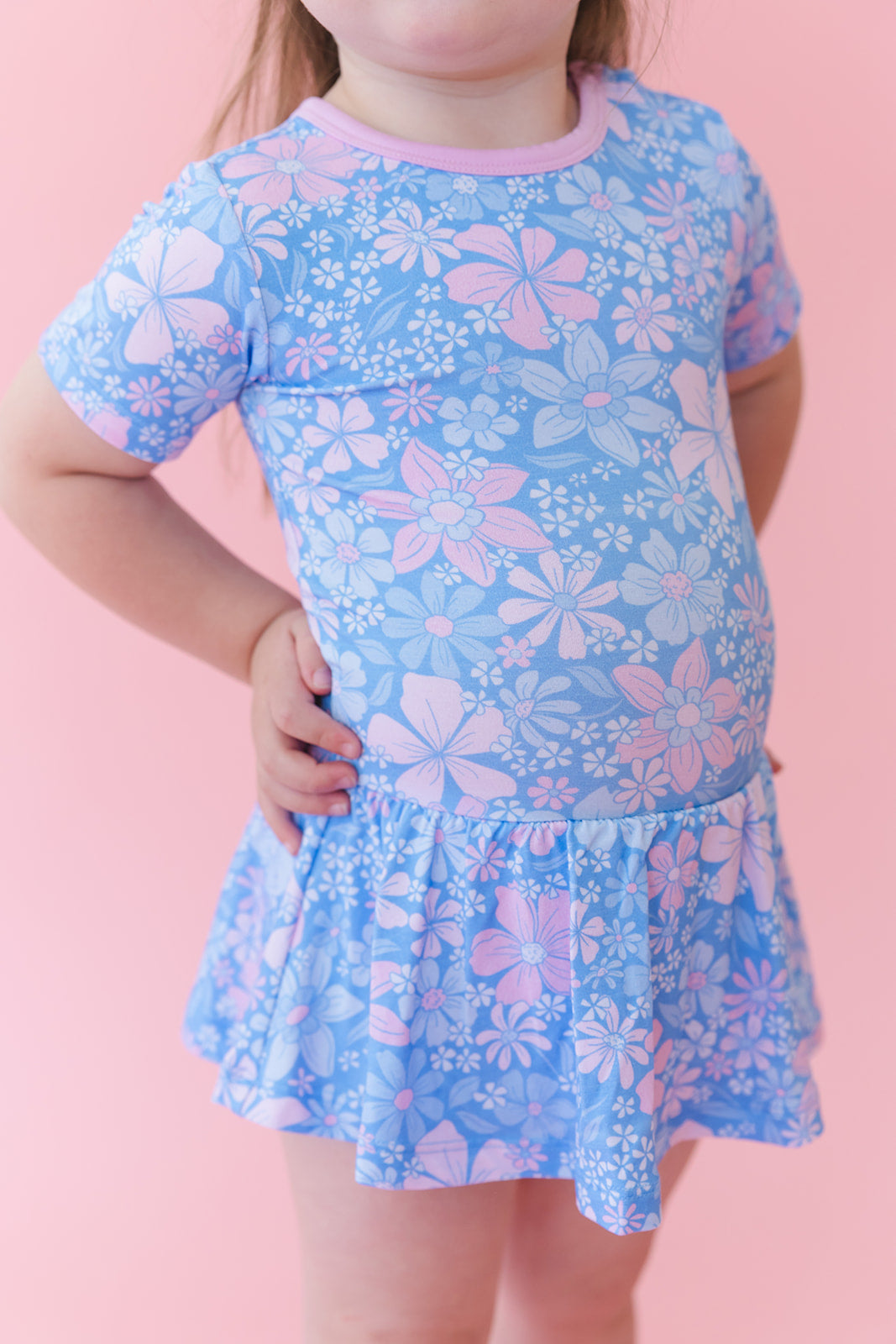 Posie - Bodysuit Dress — Blush Lotus