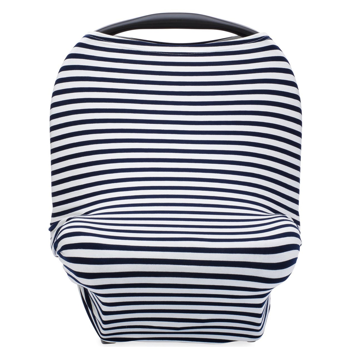 Multi-use Cover, White/Navy Stripes — Parker Baby Co.