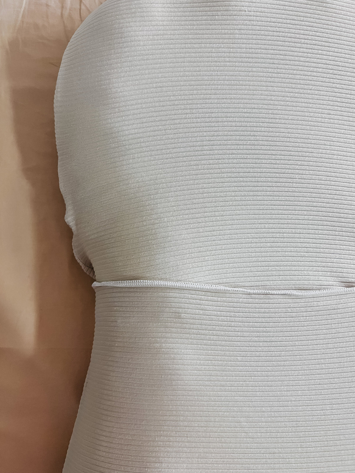 Oat Ribbed Baby Lounger Cover — Little Mae & Co