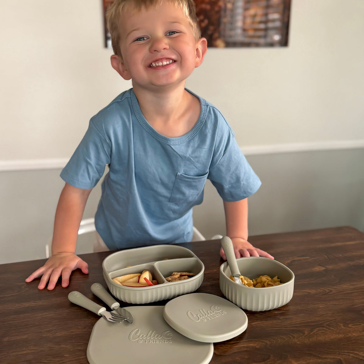The Maddie Big Kid Plate — Calla and Friends